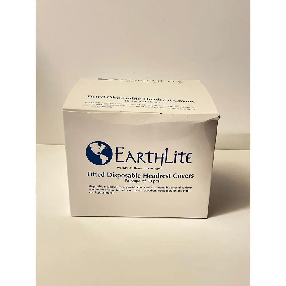 Headrest Cover Tissue / Poly White Disposable 50/Bx